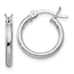 Load image into Gallery viewer, Leslie&#39;s Sterling Silver Polished Hinged Hoop EarringsVA05
