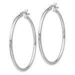 Load image into Gallery viewer, Leslie&#39;s Sterling Silver Polished Hinged Hoop EarringsVA07
