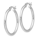 Load image into Gallery viewer, Leslie&#39;s Sterling Silver Polished Hinged Hoop EarringsVA10
