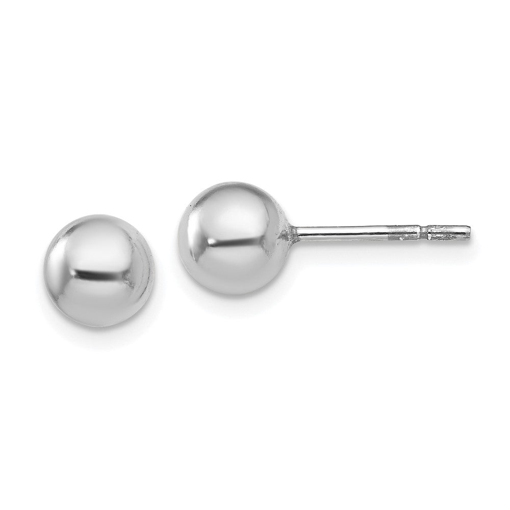 Leslie's Sterling Silver Polished Ball Post EarringsVA22