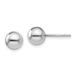 Load image into Gallery viewer, Leslie&#39;s Sterling Silver Polished Ball Post EarringsVA23
