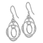 Load image into Gallery viewer, Leslie&#39;s Sterling Silver Textured Shepherd Hook Dangle EarringsVA28
