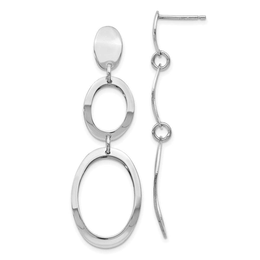 Leslie's Sterling Silver Polished Post Dangle EarringsVA32