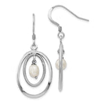 Load image into Gallery viewer, Leslie&#39;s Sterling Silver FW Cultured Pearl Dangle EarringsVA35
