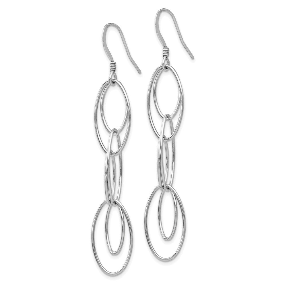 Leslie's Sterling Silver Shepherd Hook Dangle EarringsVA36