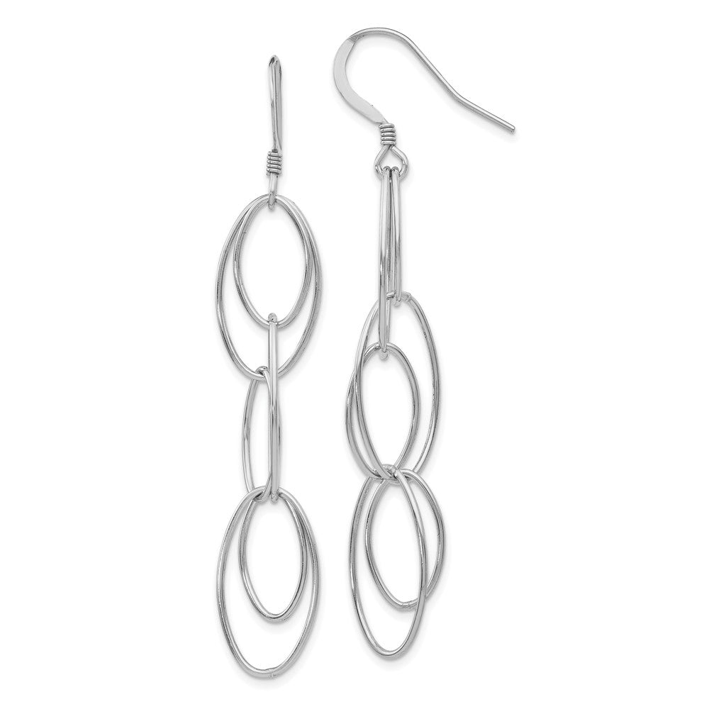 Leslie's Sterling Silver Shepherd Hook Dangle EarringsVA36
