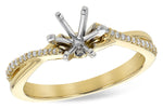Load image into Gallery viewer, 14KT Gold Semi-Mount Engagement Ring
