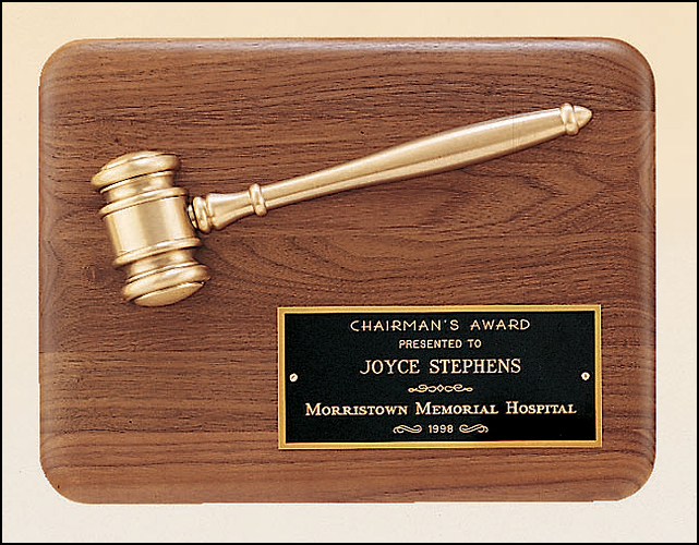 Gavel Plaques