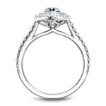 Load image into Gallery viewer, 14K White Gold Noam Carver Engagment ring 72 Round Diamonds. Center Stone not included.
