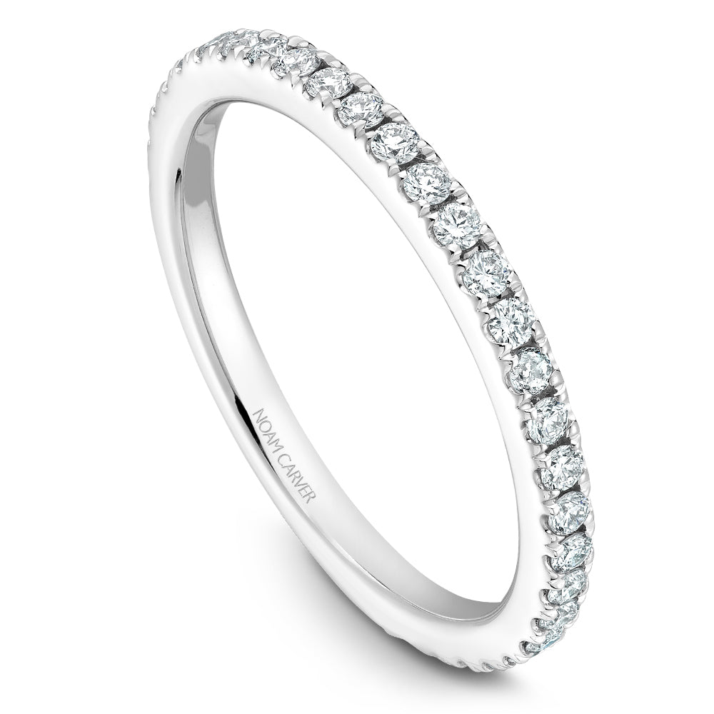 14K Noam Carver Stackable in White Gold with  29 Round Diamonds