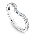 Load image into Gallery viewer, 14K Noam Carver Stackable in White Gold with  25 Round Diamonds
